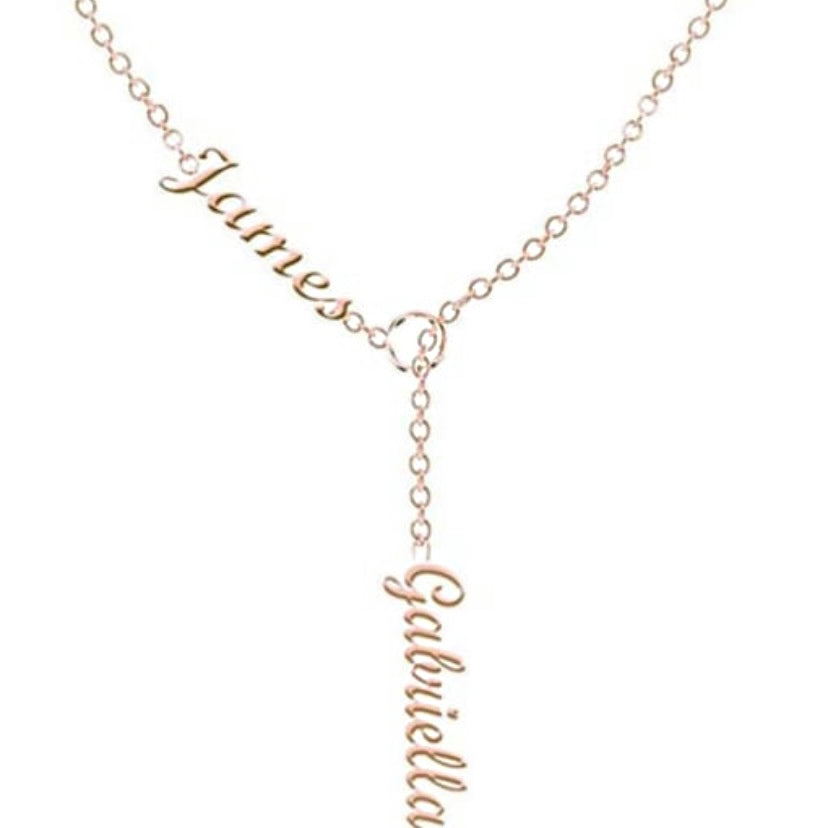 Two Name Customized Necklace